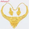 Brincos de colar de borla Adixyn Dubai Jóias Jóias para Mulheres Meninas Color Gold Africana Etiópia Índia Jóias de festa de casamento N11214301K