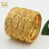 Bangle Luxury Designer Indian Gold Plated Bangles For Women Arabic Fashion African Armband Charm Egyptian Dubai Turkish Jewelry 231219