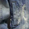 Мужские куртки Весенние и осенние джинсовые куртки Мужские ковбойские приталенные куртки с отверстиями Мужские рваные джинсовые куртки Хип-хоп Уличная одежда Пальто Большие размеры 5XL 231218