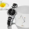 Estrela diamante cerâmica moldura quartzo significativo relógio feminino pulseira confortável hardlex senhoras relógios de pulso271d