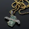 TOPGRILLZ nouveau glacé volant argent solide pendentif collier hommes Hip Hop or argent couleur breloque chaînes bijoux cadeaux Y200810211N