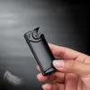 New Metal Turbo Jet Windproof Lighter Refillable Butane No Gas Cigar Cigarette Red Flame Men Gift