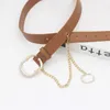 Designer Womens Waistband Versatile Belts Width 2.8cm High Quality Men Designers Gold Buckle Trendy Chain Belt Cintura Ceintures SDLX