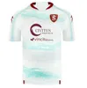 23/24 camisas de futebol de Salernitana ikwuemesi fazio kastanos dia candreva bohinen coulibaly casa fora a distância vermelha branca terceira 3ª camisa de futebol preto t 2023 2024