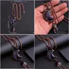 Anhänger Halsketten Yeevaa 1 Stück Stern Mond Amethyst Naturstein Halskette Schmuck Geschenk kommt mit Original Drop Delivery Anhängern Otvwx