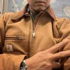 Мужская куртка пальто модный бренд Carhart J97 Carhatjackets куртки Crah Kaha весна ретро Детройт воротник-поло холст стирка день патч Pnz6