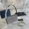Bolsa de ombro de bolsa de diamante superior, especialmente projetada para mulheres, busto com uma bolsa de cadeia de moda feita à moda de molas feitas à mão