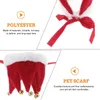 Vêtements de chien Colliers de chaton Pet Triangle Col Foulard Bell pour Noël Bow Tie XS Foulard