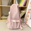 School Bags Cute Contrast Colors Backpack for Women Men SchoolBag Large Capacity Shoulder Bag Stylish Travel Casual Daypacks Bookbag 231219