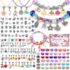 Charm Armband Special 1,75 cm Box High Children Diy Armband Set Unicorn Cute Jewelry Pan Family Pärlor 5orz