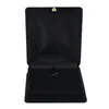 1Pc Handy Velvet Necklace Jewelry Gift Display Box Ring Bracelet Storage Case Black 231220