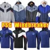 Långärmad Mbappe Hakimi Messiss Soccer Tracksuits Sergio Ramos 23 24 2022 2023 Marquinhos Verratti Hakimi Maillot Foot Training Sets Coat Windbreaker