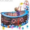 Toy Tents Large Pirate Ship Tent Children Game House Ocean Ball Pool Indoor Outdoor Camping Tent Garden Kids Boys Gift Basketball Shooting Q231220