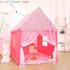 Toys Tents Nouveaux enfants Tentes Toys Enfants Play House Boys Girls Castle Indoor Outdoor Play House Pretend Toy Gift Baby Q231220