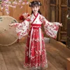 Girl's Dresses New girls summer thin Hanfu Chinese style children Tang costume dress little girl princess dress Christmas dress 3-12T