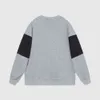 hoodie men designer sweater mens womens fashion two-color splicing 460g cotton sweatshirt casual loose color blocking round neck pullover long sleeve T-shirt