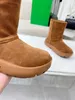 Nya Australien Tasman stövlar mocka Shearling Platform tofflor Skor Winter Sheepskin Snow Boot Designer Fur Slides Classic Ultra Mini Womens 0915