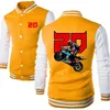 Yeni Gençlik Fabio Quartararo Motosiklet Rider Racing Streetwear Plus Velvet Beyzbol Üniforma Moda Trendi Baskı Ceketi