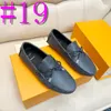 40Model Summer Mens Casual Designer Mocassini Mocassini in pelle Scarpe da uomo Moda Leggeri Appartamenti Uomo Sneakers bianche Slip-On Driving Big Size 38-46