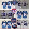 Niestandardowy s-6xl powrót 1960-1999 piłka nożna 12 Jim Kelly Jersey Stitch 58 Mike Stratton 76 Fred Smerlas 56 Darryl Talley 97 Kornelius Bennett Steve Tasker Jerseys