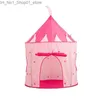 Tentes jouets Tente pliante pour enfants Maison de jeu Prince Princesse Tente de pique-nique Fournitures de plein air pour enfants Aire de jeux Happy Children's Home Q231220