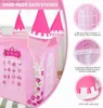 Brinquedas de brinquedas de brinquedos infantis tendas princestle castle brincar menina princesa brincar casa interna ao ar livre casas infantis tocam ball pit push househhouse q231220