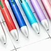 Piece 4 Ink Bead Ballpoint Pens Plastic Multi-color Beadable In 1 Pen Students School Office Supplies