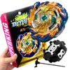 مربع مجموعة B167 Mirage Fafnir Super King Spinning Top مع Spark Launcher Kids Toys for Children 231220