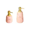Liquid Soap Dispenser Pump Press Bottle Refillable Empty Ceramic Body Wash For Household Countertop Bathroom El Woman Gift