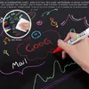 12 Colorset Liquid Erasable Chalk Markers Pen Bright Neon Pens For Glass Windows Blackboard Teaching Tools Office 231220