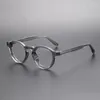 Solglasögon Retro-stil herr- och kvinnors vintage rundramade glasögon trendiga snygga kan utrustas med receptbelagd platt