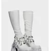 Rivet Crystal Decor Decor Buty okrągłe palce kwadratowe obcasy Modna seksowna powieść styl Summer 2023 Buty Zapatillas Mujer 231220