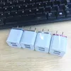 Ładowarka o wysokiej prędkości 5V 2.1A Podwójna zasilanie USB 2 Porty Adapter dla iPhone'a 7 8 Plus x 11 12 13 14 15 Samsung Xiaomi LG Smart Mobile Phone