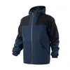 Herenjacks 2023 en dames stormpak Hooded Wind Breakher waterdichte winter buiten jas