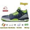 3 3s Mens Basketball Shoes Hugo Fear UNC Palomino Pine Green True Blue Fire Red Black Cat Lucky Off Pure White Men Women Trainers Sports Sneakers