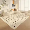 Geometric Crystal Velvet Carpet Light Luxury Decor Living Room Sofa Coffee Table Blanket Bedroom Large Area NonSlip 231220