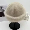 Berets Winter Fauxe Fur Bomber Hats для женщин сгустим