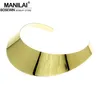 Manilai Classic Style High Quality Shine Morques Choker Collar Halsband Uttalande smycken Kvinnor Neck Fit Short Design277p