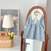 Children's Women's Knit Dress Princess Autumn and Winter New Children's Baby Pearl Sweater Dress Elegant Fashion Dress