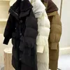Trench-Coats Women-Coats Cotton Hiver Mid-Longle Longle Style Fashion Fashion Western Big Abel Tendance de la veste rétro au-dessus du genou