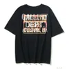 GalleryDeptness Designerファッション服ラグジュアリーTシャツ夏の新しいアメリカンハイストリートOuyang nana同じスタイルオールドコブリッドショート824