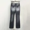 Womens Jeans 2024 Spring Y2k Retro Washed Gradient Lacing Zipper Decorative Cotton Fashion Casual Versatile Straight Pants Women 231219