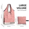 Shopping Bags Custom Yayoi Kusama Germination Women Portable Large Capacity Grocery Tote Shopper