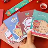 13pcs Kawaii Noel Memo Pad Ofis Bookmark Sticky Notes 30 sayfa 1 adet sevimli kırtasiye okulu öğrenci malzemeleri 231220