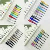 20pcs diamentowy pen z koralikami DIY kolorowe korpusy długopisy studenckie Pensje studenckie do pisania materiałów biurowych 231220