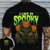 Męskie koszule T Halloween Ponobreiased Man Top Shirt Holiday Mężczyzna T-shirt Odzież 6xl Vintage drukowana swobodna krótkie rękaw