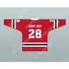 Custom JOINT BOY 28 LETTERKENNY IRISH RED ALTERNATE HOCKEY JERSEY NOUVEAU Top cousu S-M-L-XL-XXL-3XL-4XL-5XL-6XL