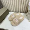 Buty designerskie Paris Slipper Furry platforma sandałowe pluszowe kapcie hafty b słowo para pluszowe kapcie furry zjeżdżalnia zamszowe kapcie e4ral