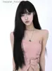 Kvinnors tankar Camis Pu stropplösa tankar Kvinnor Sexiga dragkedjor Y2K HOTSOET Backless Street All-Match Ulzzang Fe Prevalent Summer Crop Tops Hot Sale L231220