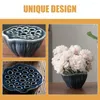 Decoratieve Bloemen Keramische Lotus Bloempot Kunst Vaas Vazen Voor Kleine Pod Thuis Boek Modern Decor Droge Bubble Tafel Desktop